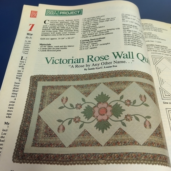 Vintage Quilt Craft Magazine June 1983 Quilting Quilt Patterns Butterfly Quilt - Picture 4 of 10